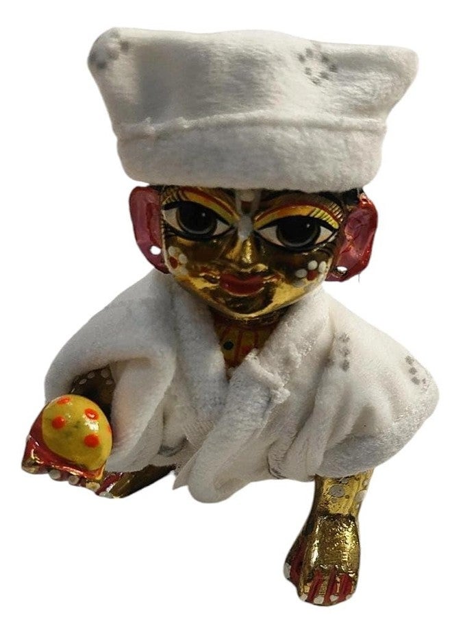 Partish Laddu Gopal Winter Night Suit | Night Suit for Ladoo Gopal | Kanha Ji | Bal Gopal | Thankur Ji (Size 1, Pack of 4) - Image 3